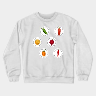 Chili Pepper Set Crewneck Sweatshirt